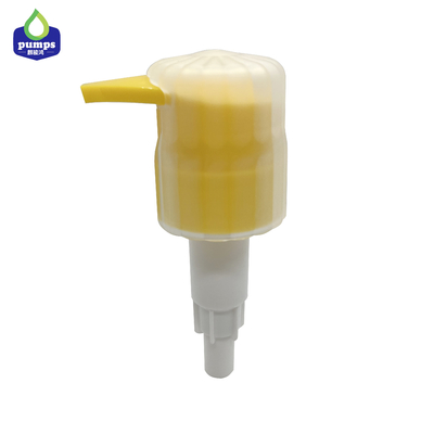 Gele Kleur Reinigingsgel Dispenser Pomp Met Transparante Dop Hals Maat 33/410