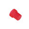 Geribbelde Rode Plastic Schroefdekselsdouane Logo Non Spill 28/415
