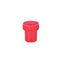 Geribbelde Rode Plastic Schroefdekselsdouane Logo Non Spill 28/415