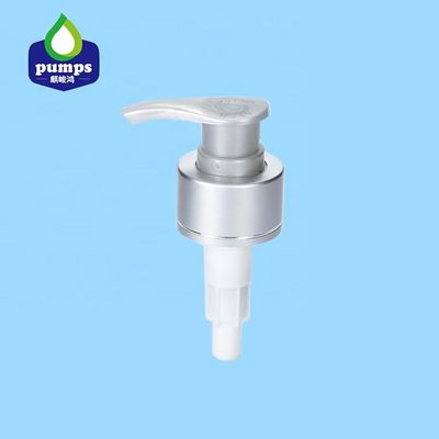 24/410 Geribbeld Kosmetisch van de het Aluminiumdekking van de Lotionpomp Links-rechts slot voor Plastic Fles