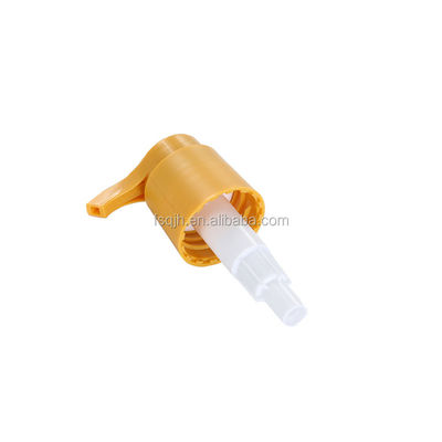 Empty 28mm Bottle Pump Cap Yellow Eco Friendly For 500ml Bottle
