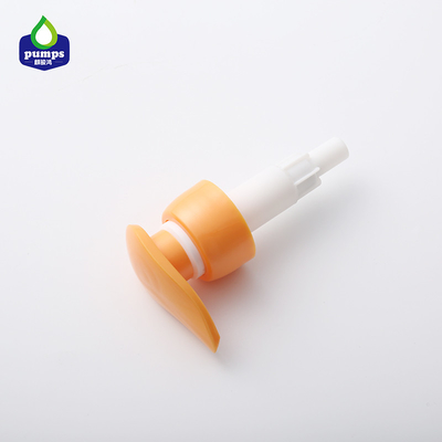 De Fabriek die van China direct algemeen Hoofd van de de Lotionpomp van de Gebruiks het Gele Geribbelde Schroef Plastic verkopen